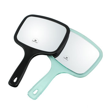 Double sided handheld mirror for salon